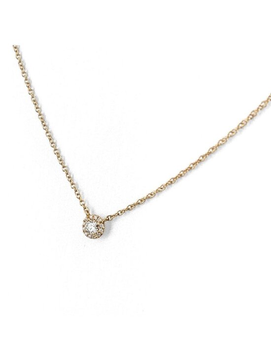 Tiffany & Co. Jewelry - Tiffany & Co Solesto Diamond Necklace PG Pink Gold Pendant Pave